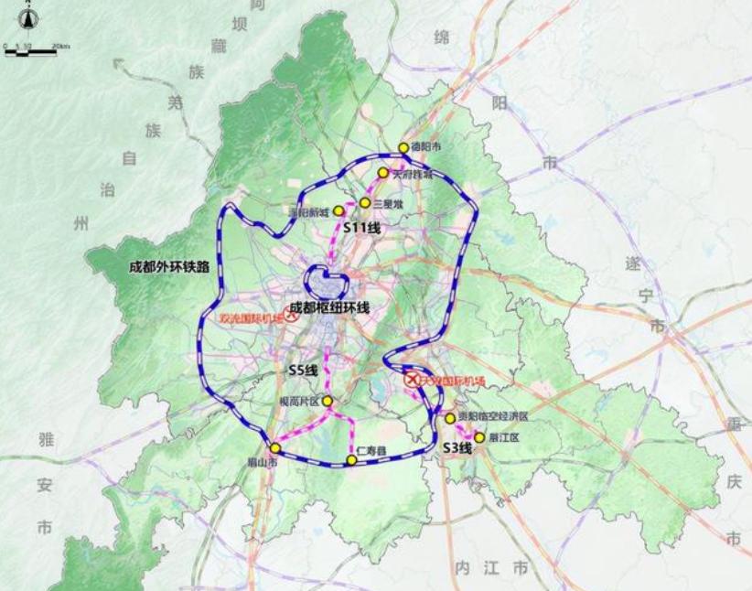 成都最新交通规划图，塑造未来城市的流动脉络